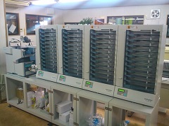 納品代行会社のハンディターミナル使用画像