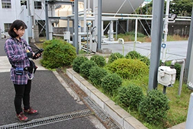 大分ガスのハンディターミナル使用画像