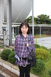 大分ガスのハンディターミナル使用者の画像